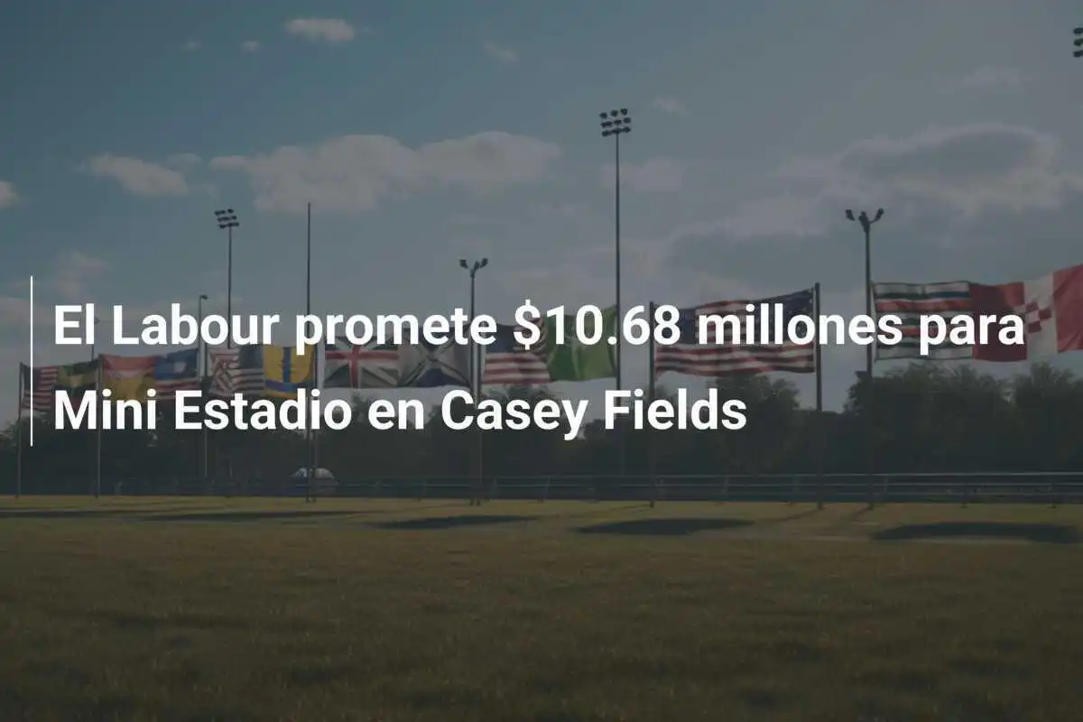 El Labour promete $10.68 millones para Mini Estadio en Casey Fields
