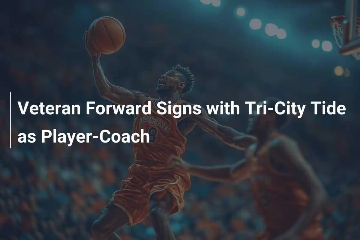 Veterano attaccante firma con il Tri-City Tide come giocatore-allenatore