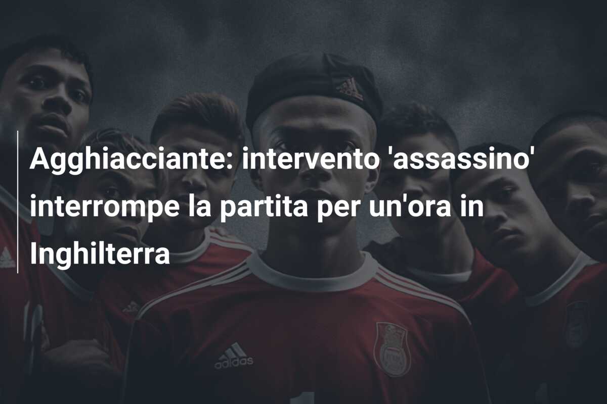 Agghiacciante: intervento ‘assassino’ interrompe la partita per un’ora in Inghilterra