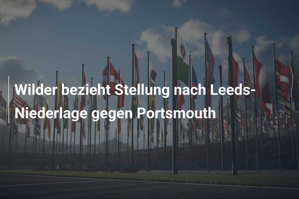 Wilder bezieht Stellung nach Leeds-Niederlage gegen Portsmouth