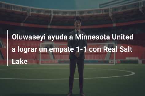 Oluwaseyi ayuda a Minnesota United a lograr un empate 1-1 con Real Salt Lake