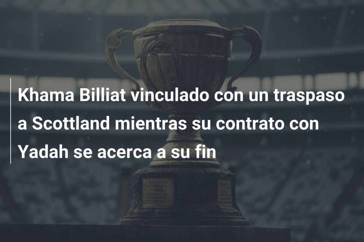 Khama Billiat vinculado con un traspaso a Scottland mientras su contrato con Yadah se acerca a su fin