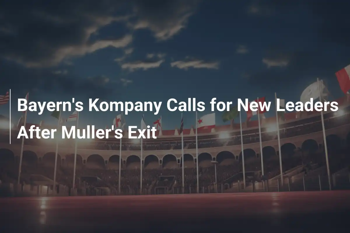 Bayerns Kompany fordert neue Anführer nach Müllers Abschied