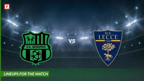 Sassuolo Calcio vs Lecce: escalações para o jogo