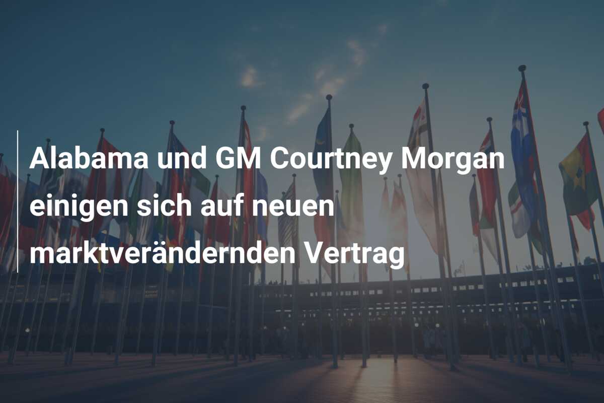 Alabama und GM Courtney Morgan einigen sich auf neuen marktverändernden Vertrag