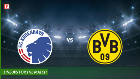 Copenhague contre Borussia Dortmund : compositions pour le match