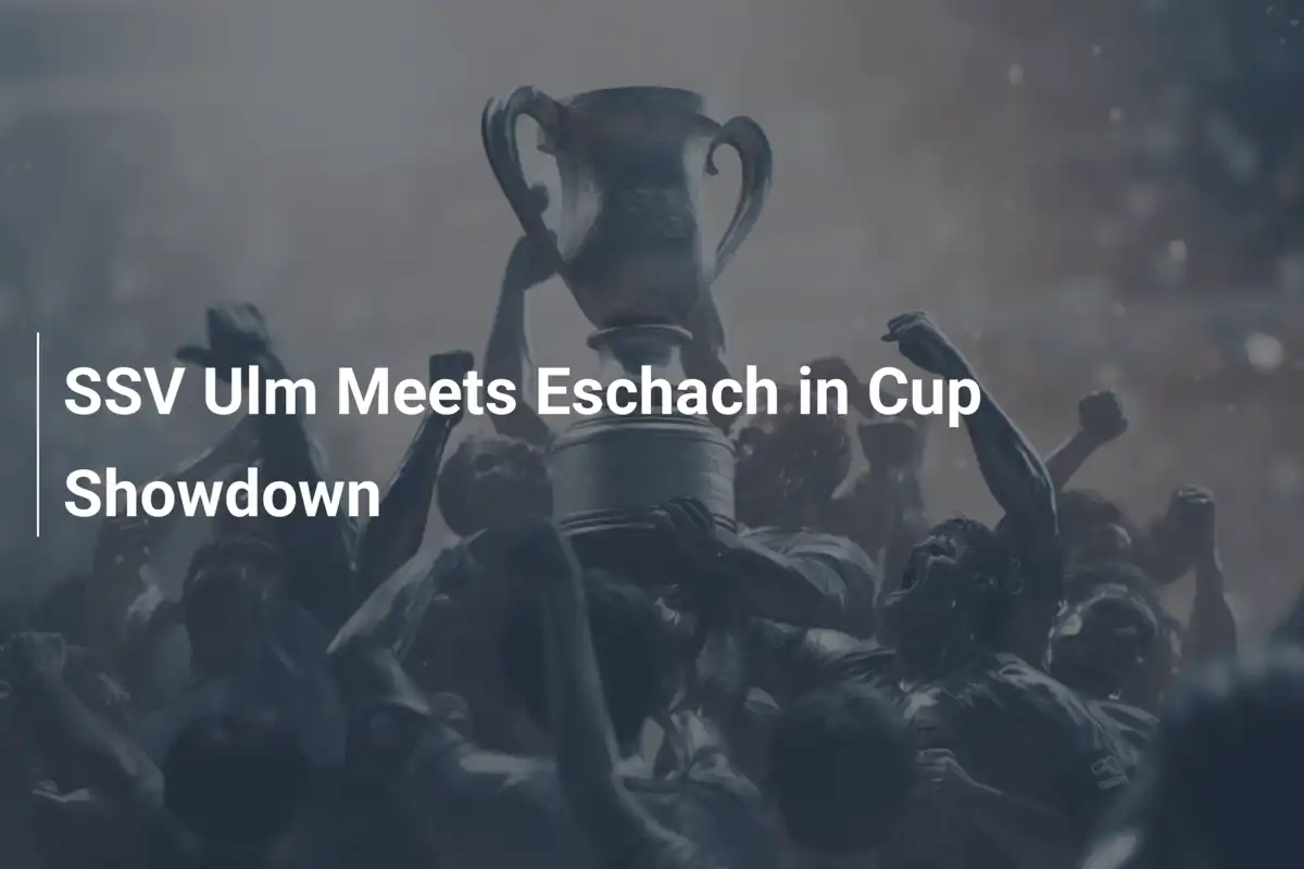 SSV Ulm défie Eschach dans un choc de Coupe inoubliable