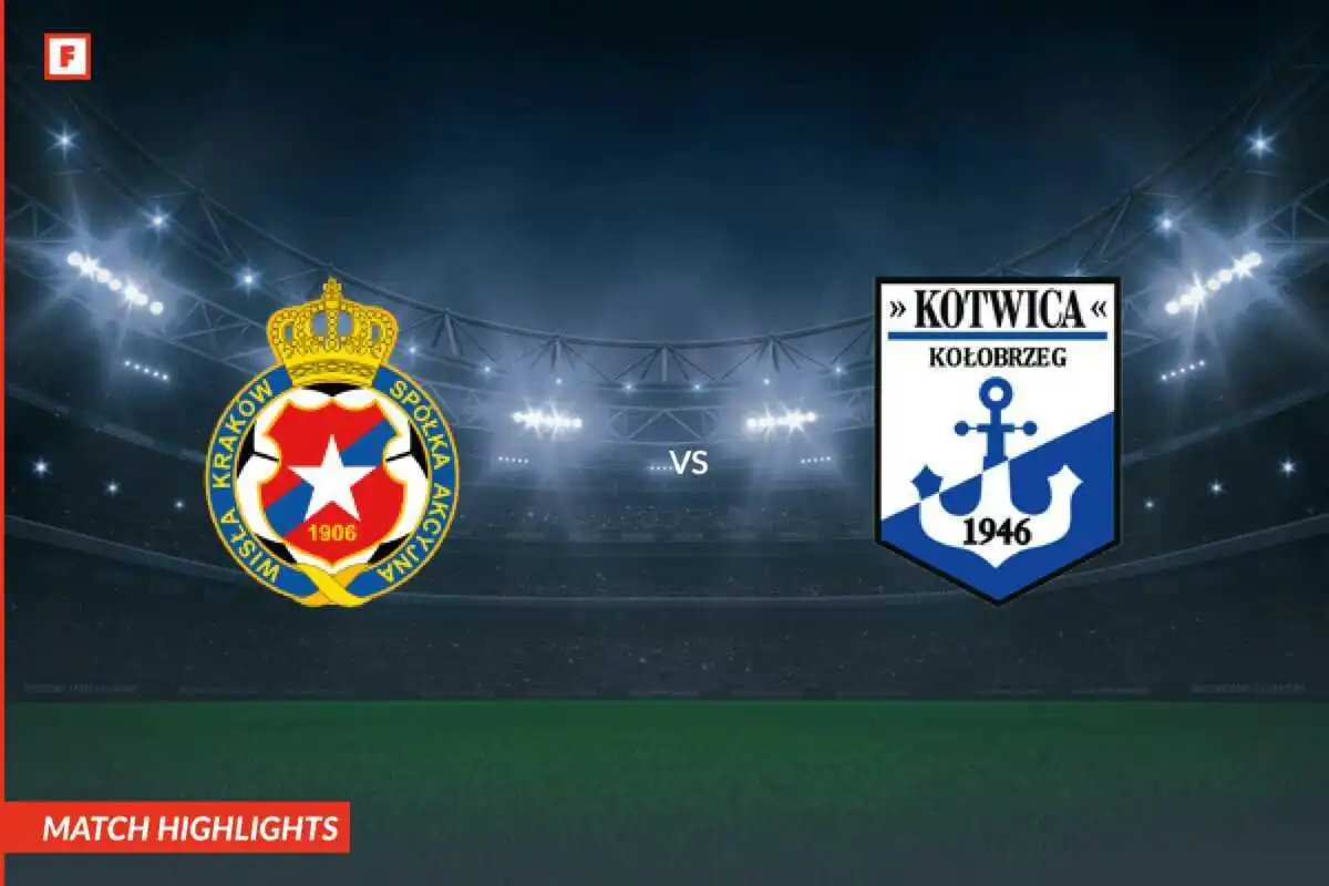 Wisla Krakow - Kotwica Kolobrzeg gol e momenti salienti
