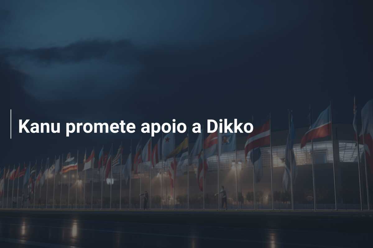 Kanu promete apoio a Dikko