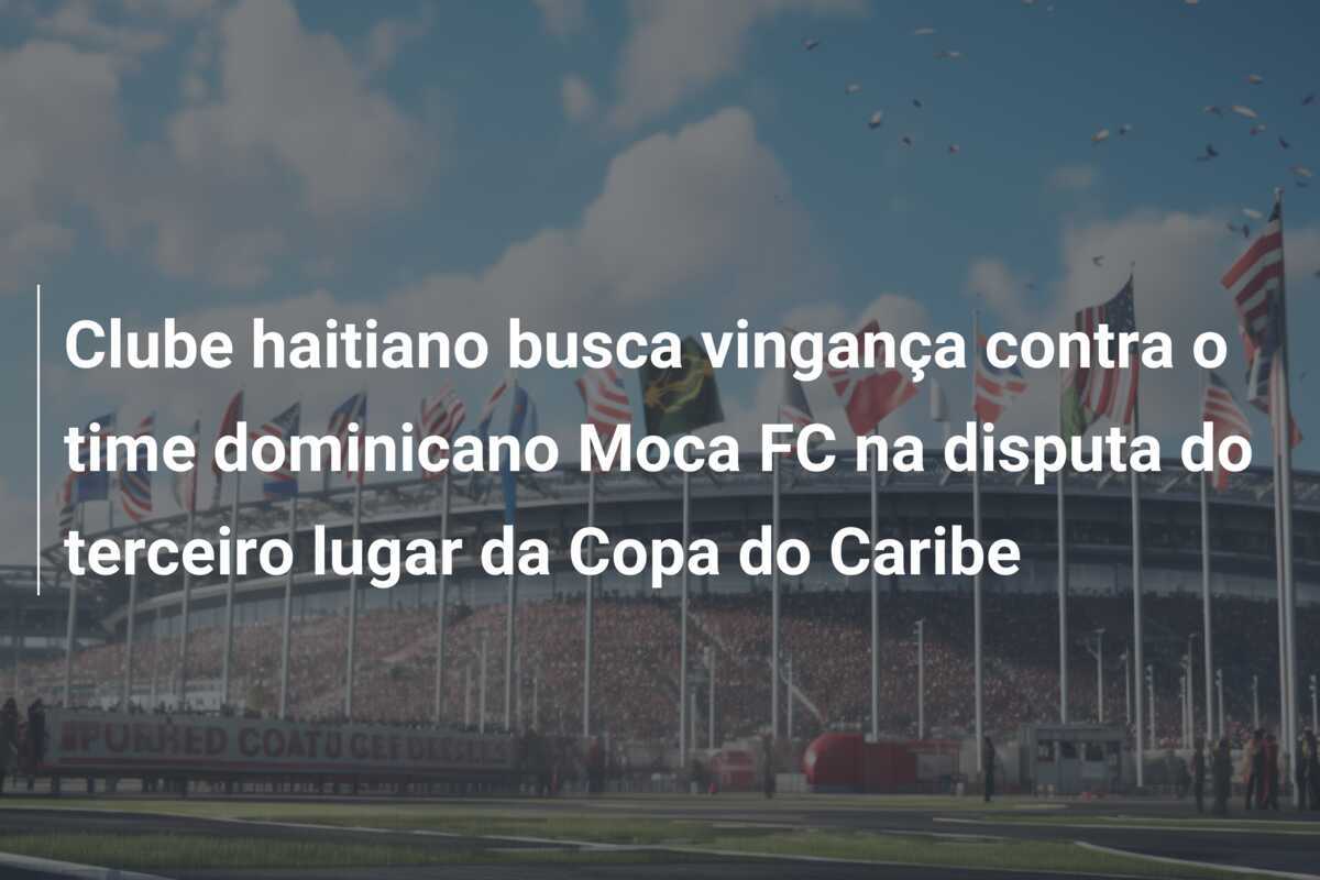 Clube haitiano busca vingança contra o time dominicano Moca FC na disputa do terceiro lugar da Copa do Caribe