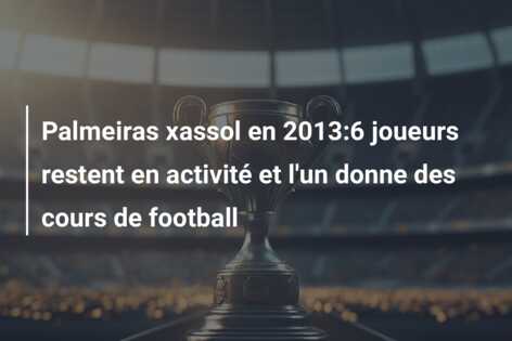 Palmeiras xassol en 2013:6 joueurs restent en activité et l’un donne des cours de football