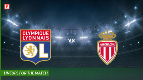 Lyon contre AS Monaco : compositions pour le match