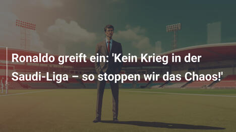 Ronaldo greift ein: 'Kein Krieg in der Saudi-Liga – so stoppen wir das Chaos!'