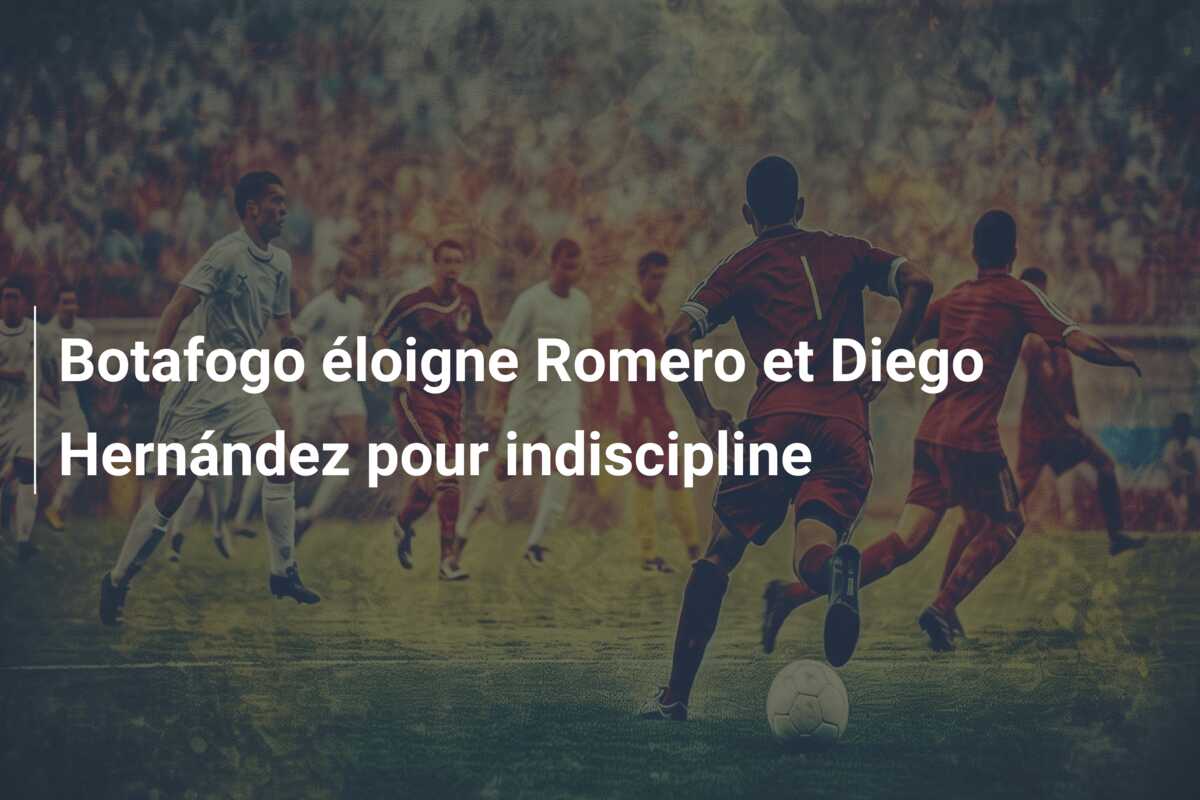 Botafogo éloigne Romero et Diego Hernández pour indiscipline