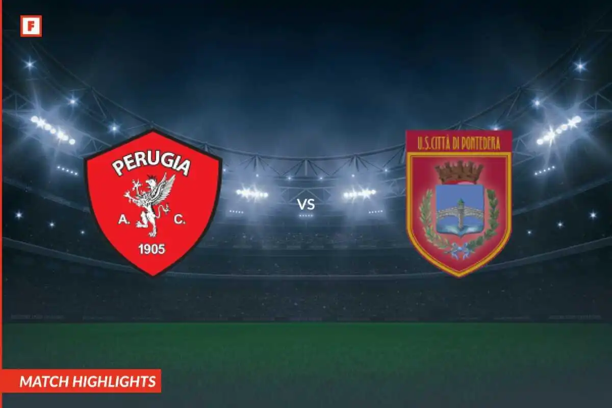 AC Perugia Calcio - U.S. Città di Pontedera tore und höhepunkte