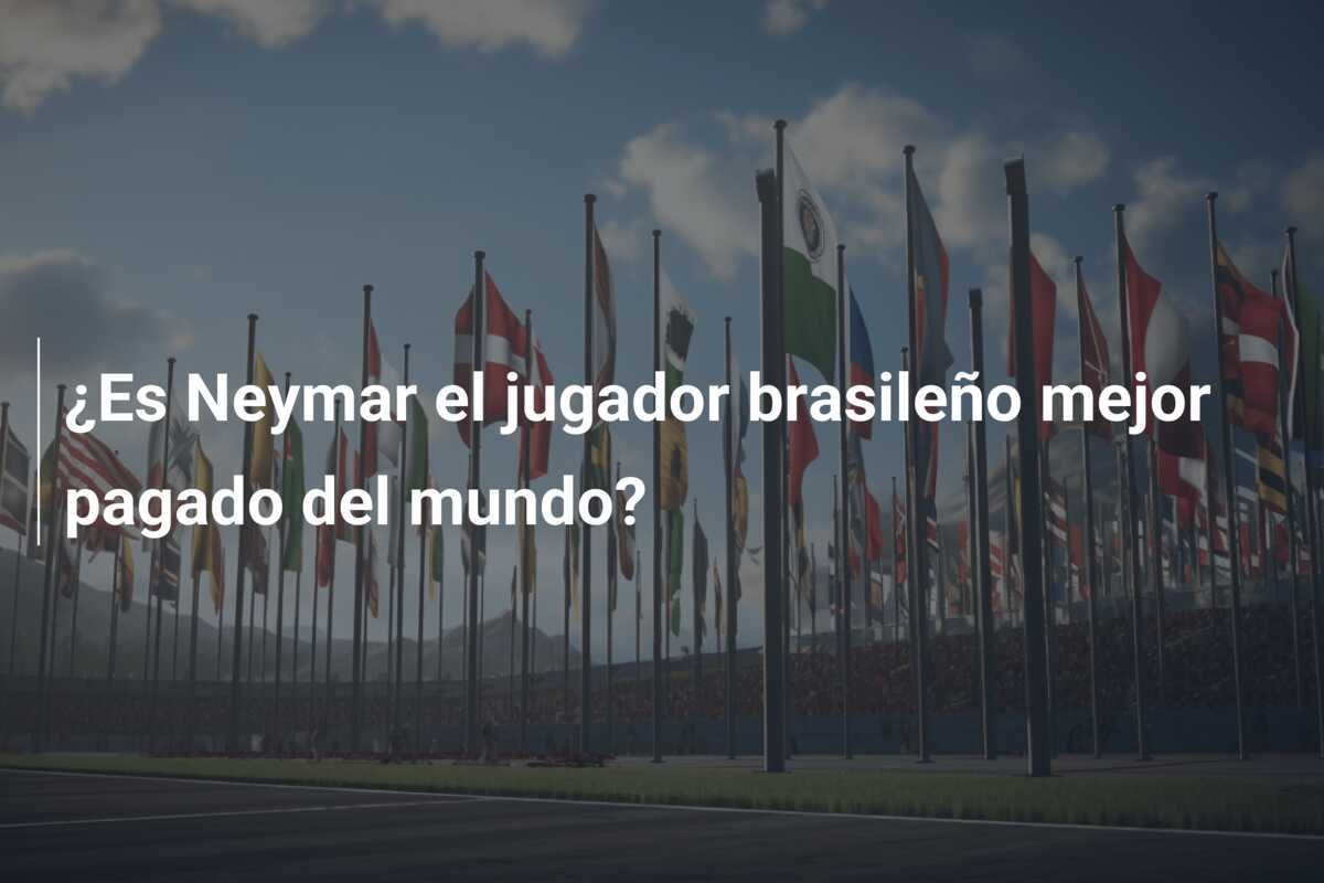 ¿Es Neymar el jugador brasileño mejor pagado del mundo?