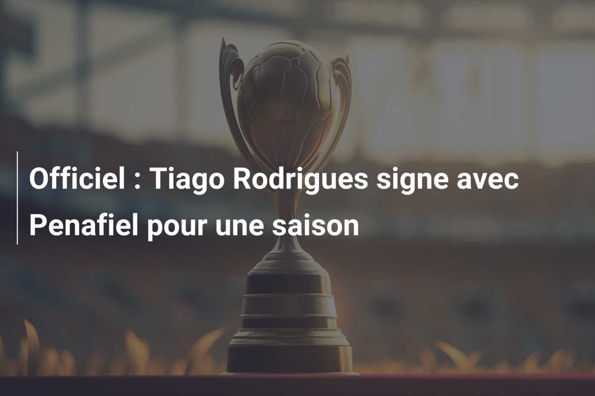 Officiel : Tiago Rodrigues signe avec Penafiel pour une saison
