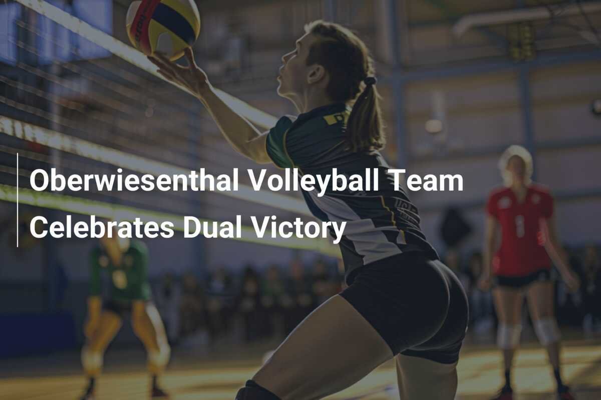 El Equipo de Voleibol de Oberwiesenthal Celebra Doble Victoria