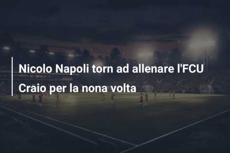 Nicolo Napoli torn ad allenare l’FCU Craio per la nona volta
