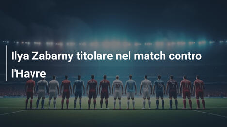 Ilya Zabarny titolare nel match contro l'Havre