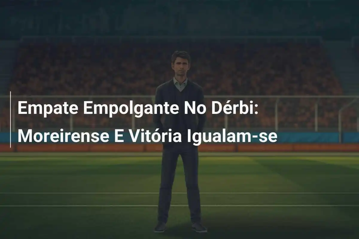 Empate Empolgante No Dérbi: Moreirense E Vitória Igualam-se