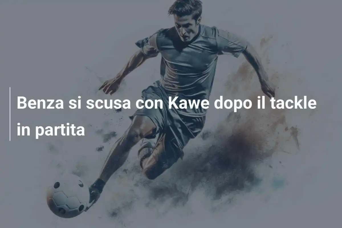 Benza si scusa con Kawe dopo il tackle in partita