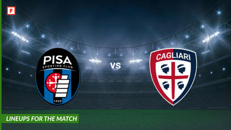 Pisa 1909 đấu với Cagliari Calcio: đội hình cho trận đấu
