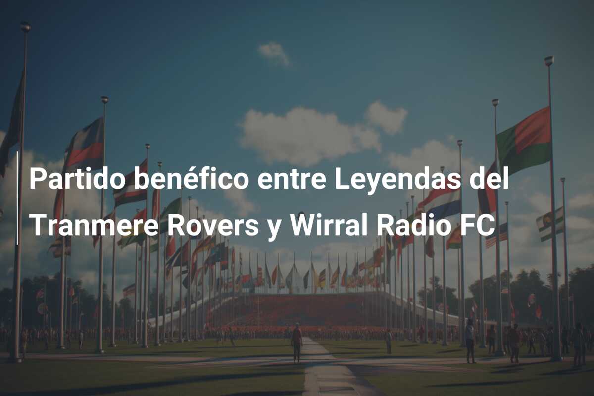 Partido benéfico entre Leyendas del Tranmere Rovers y Wirral Radio FC