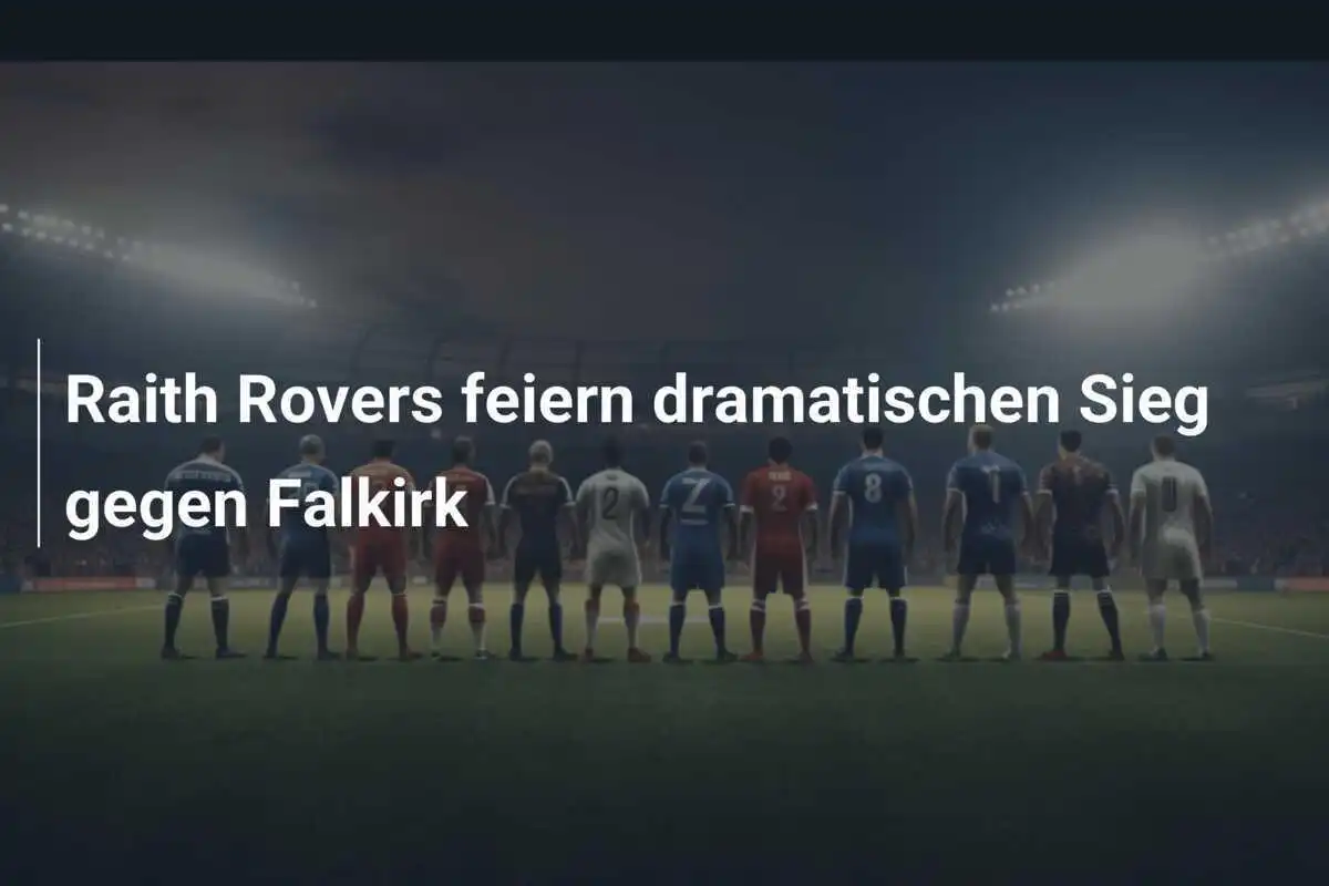Raith Rovers feiern dramatischen Sieg gegen Falkirk