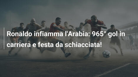 Ronaldo infiamma l'Arabia: 965° gol in carriera e festa da schiacciata!