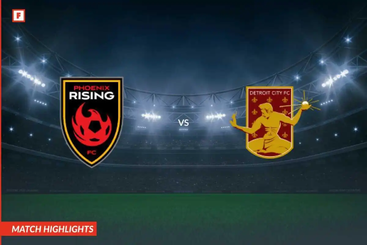 Phoenix Rising - Detroit City gol e momenti salienti