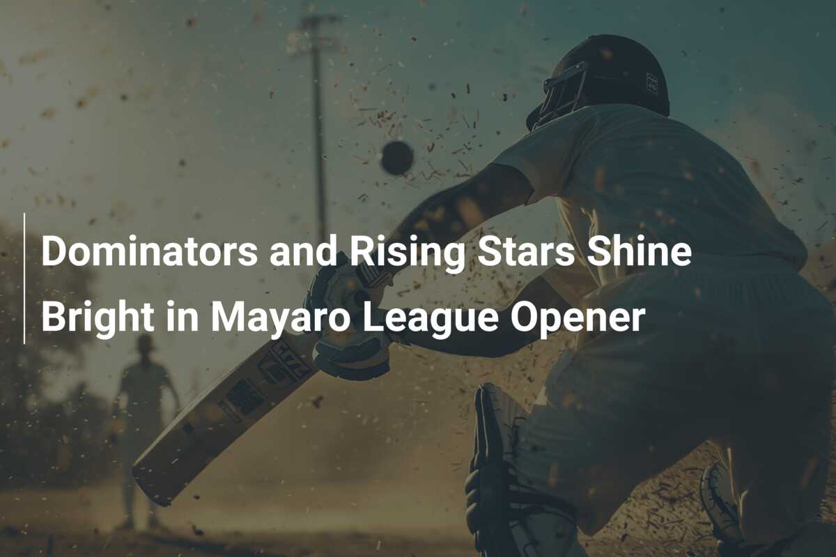 Dominators and Rising Stars Shine Bright in Mayaro League Opener -  777score.com