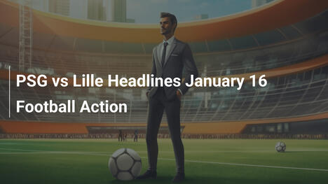 PSG contro Lille: I Titoli del 16 Gennaio