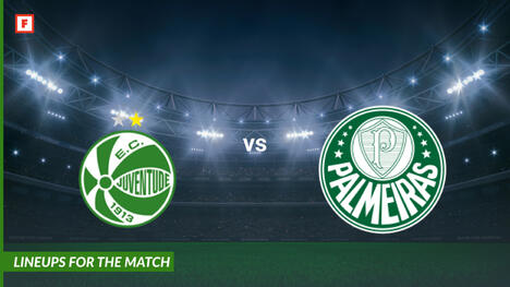 Esporte Clube Juventude contre Sociedade Esportiva Palmeiras : compositions pour le match