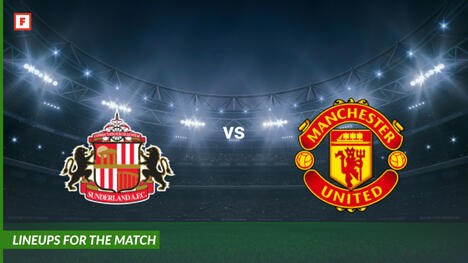 ซันเดอร์แลนด์ ปะทะ แมนเชสเตอร์ยูไนเต็ด: รายชื่อผู้เล่นสำหรับการแข่งขัน
