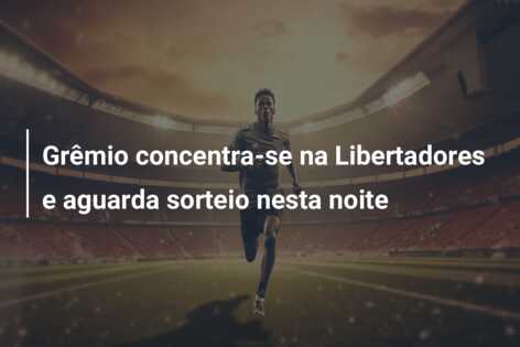 Grêmio concentra-se na Libertadores e aguarda sorteio nesta noite