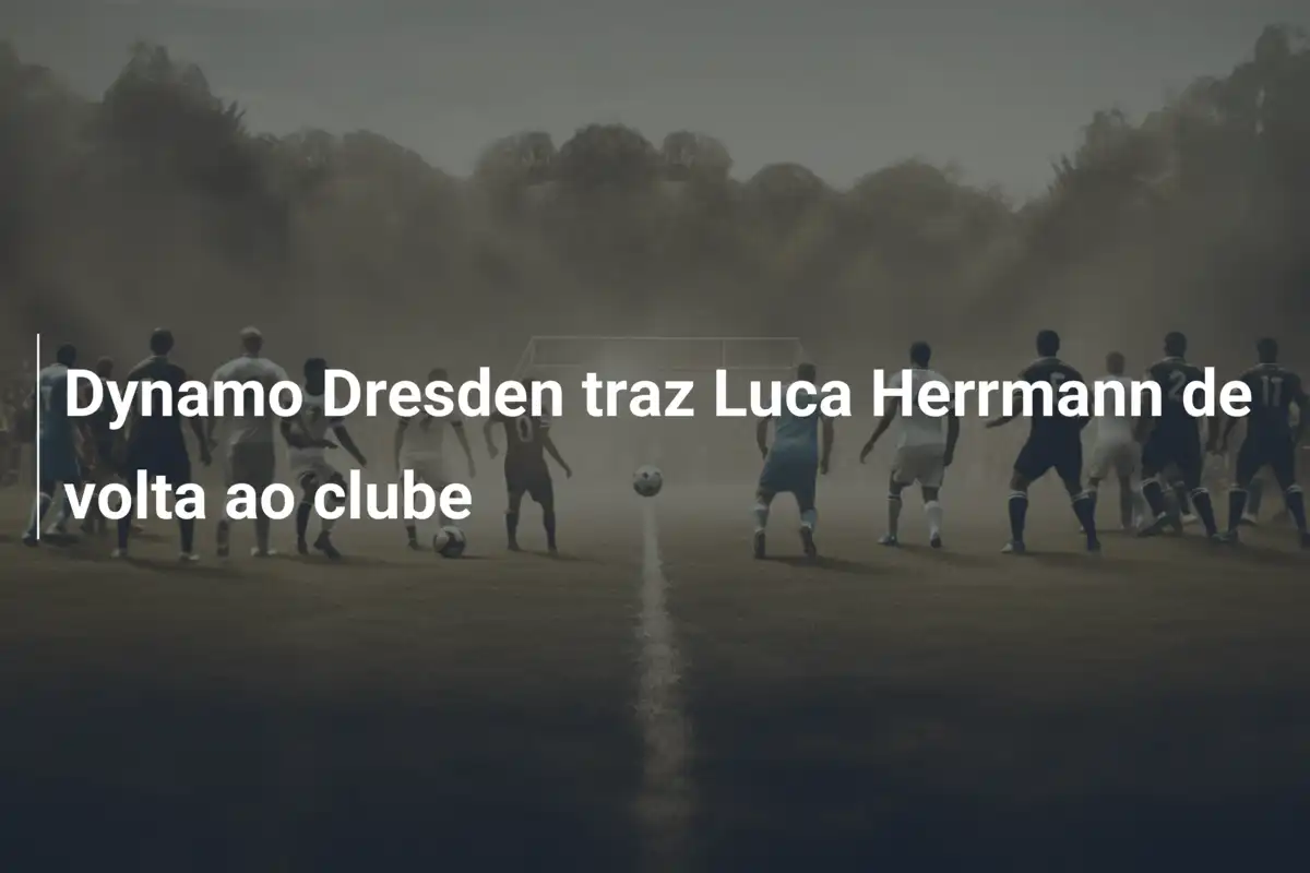 Dynamo Dresden traz Luca Herrmann de volta ao clube