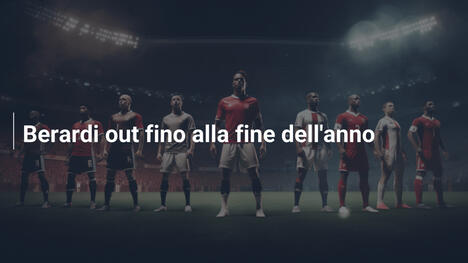 Berardi out fino alla fine dell'anno