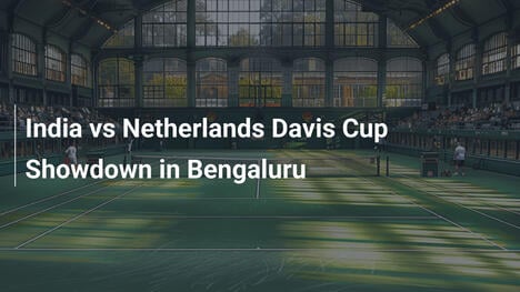 Indien vs Niederlande: Davis Cup in Bengaluru