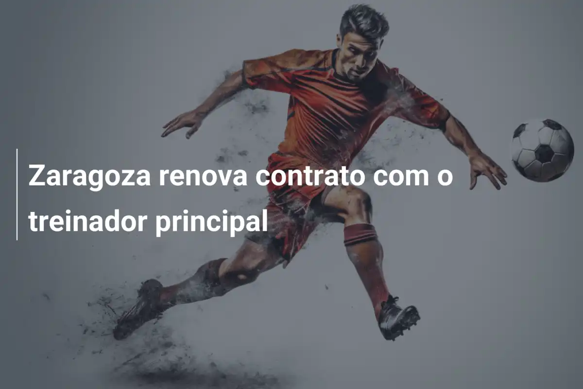 Zaragoza renova contrato com o treinador principal