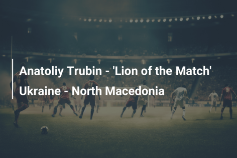Anatoliy Trubin – ‘Lion of the Match’ Ukraine – North Macedonia