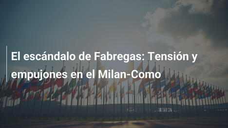 El escándalo de Fabregas: Tensión y empujones en el Milan-Como