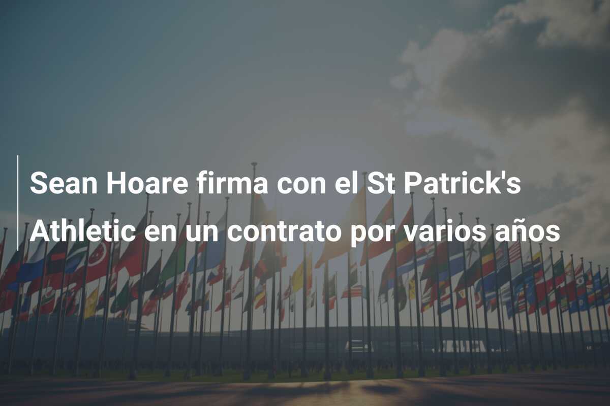 Sean Hoare firma con el St Patrick's Athletic en un contrato por varios años