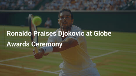 Ronaldo ehrt Djokovic bei Globe Awards