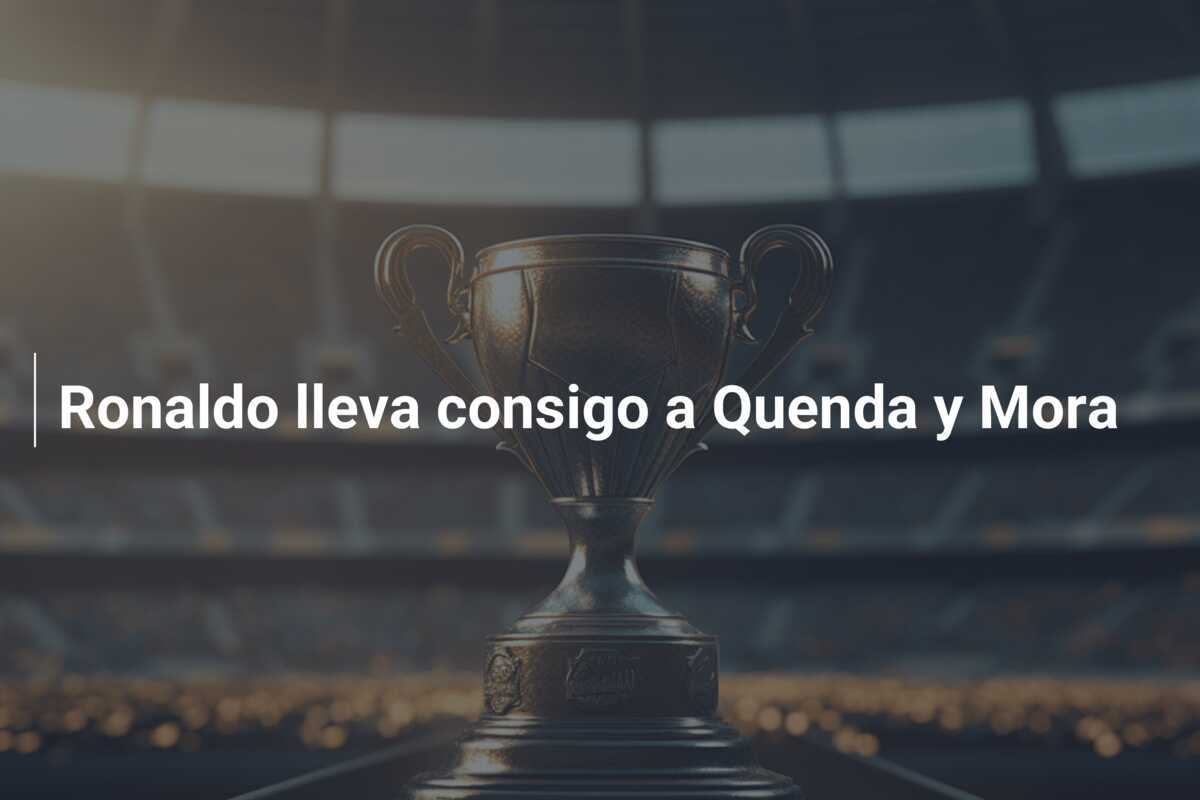 Ronaldo lleva consigo a Quenda y Mora