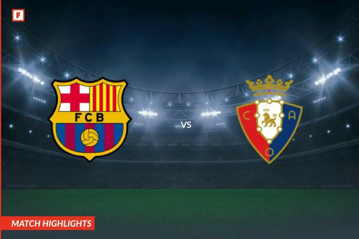 Barcelona - Osasuna mål og høydepunkter