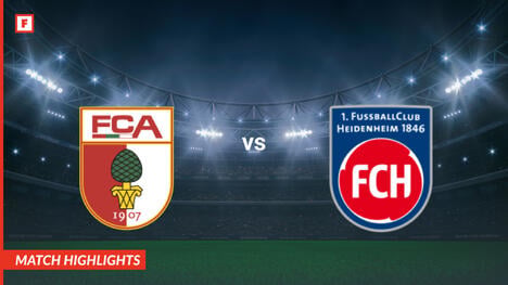 FC Augsburg - 1. FC Heidenheim goles y momentos destacados