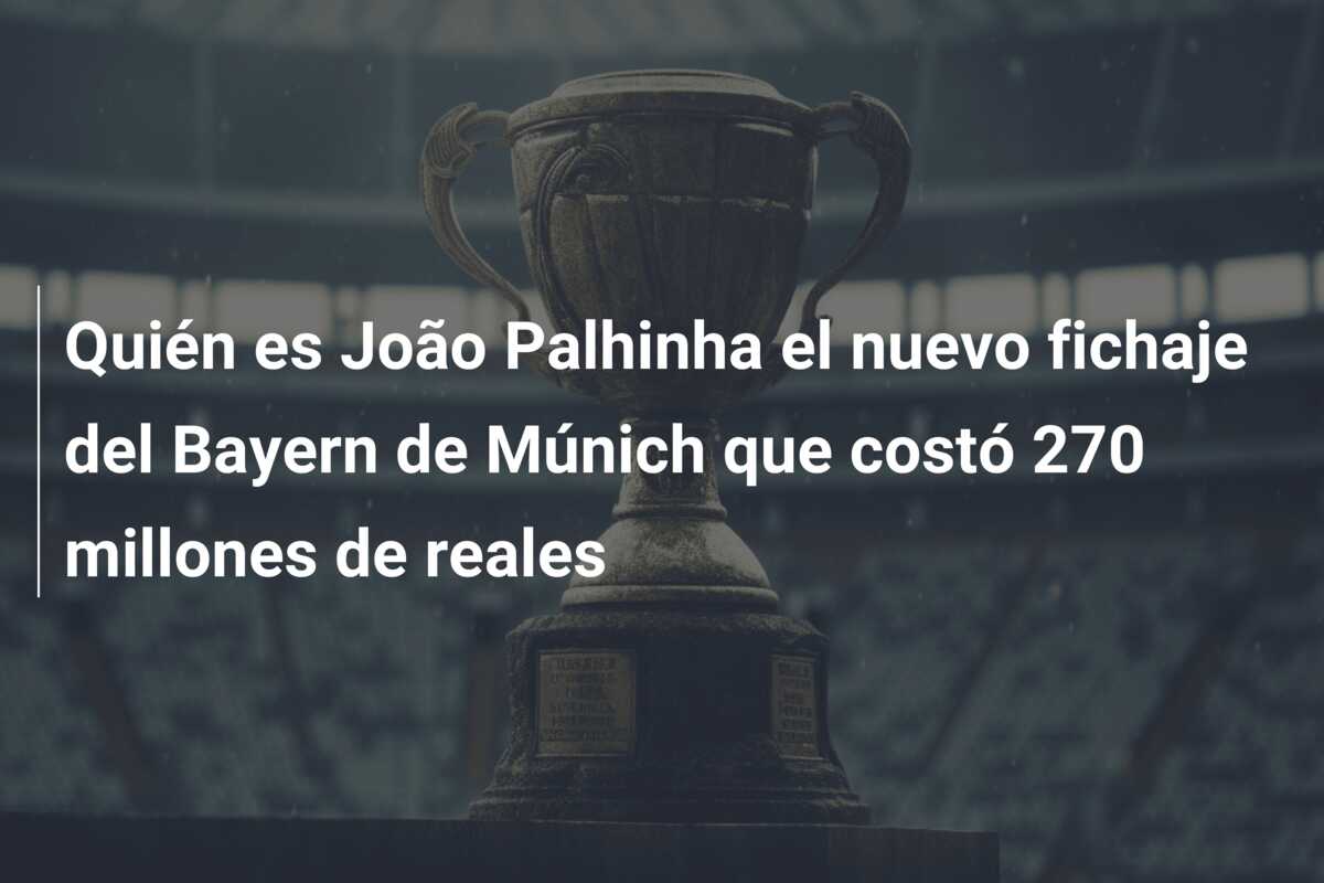 Quién es João Palhinha el nuevo fichaje del Bayern de Múnich que costó 270 millones de reales