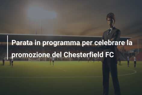 Parata in programma per celebrare la promozione del Chesterfield FC
