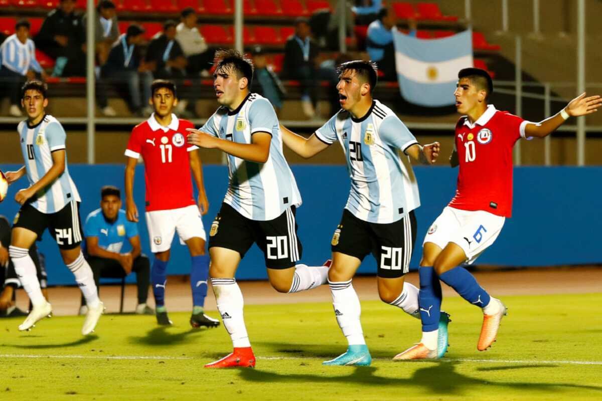 Argentinische U20-Mannschaft besiegt Chile im Freundschaftsspiel ...